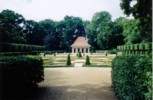 The garden across the street from the castle